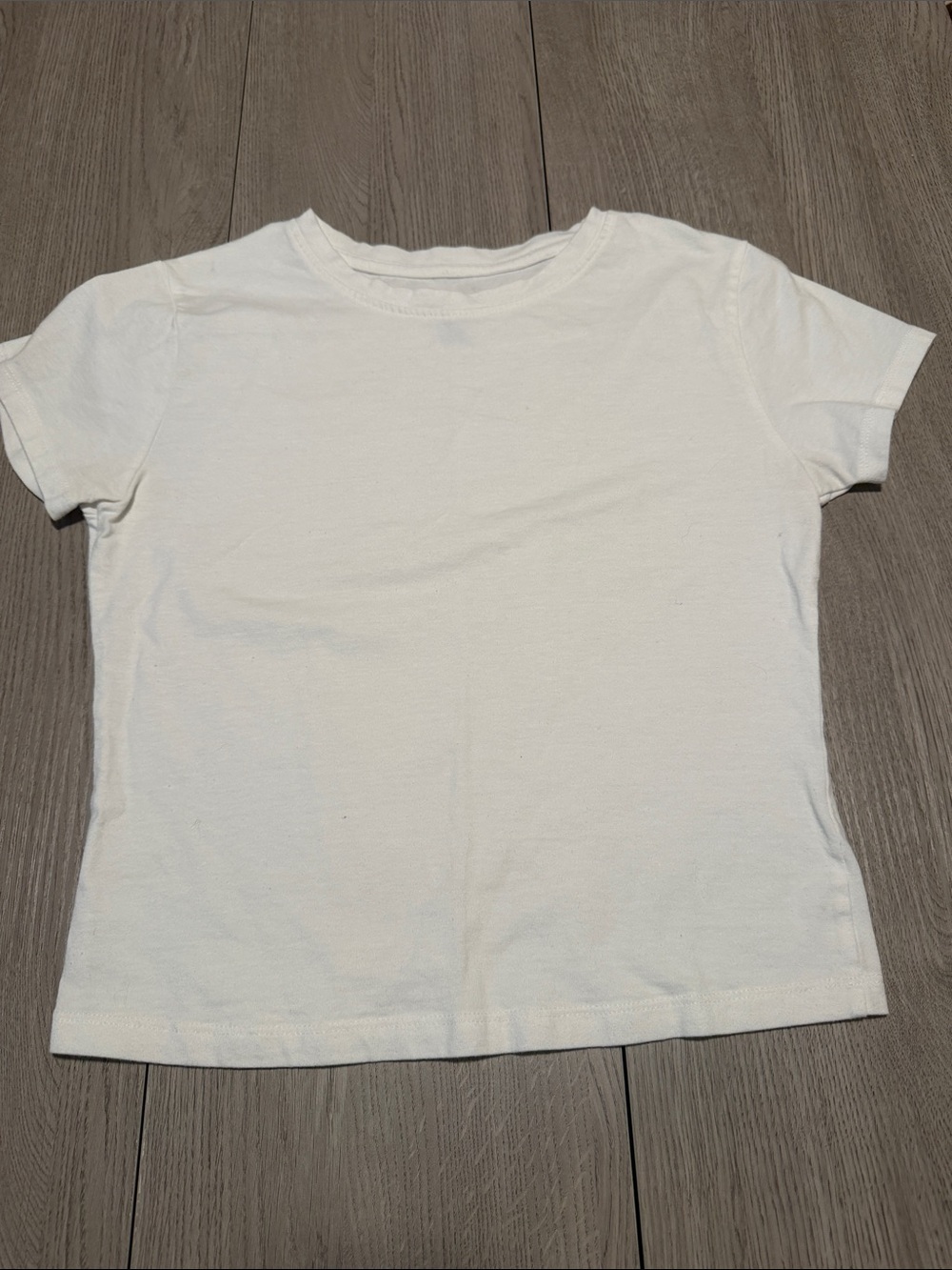 Rue21 White Short Sleeve Crew Tee